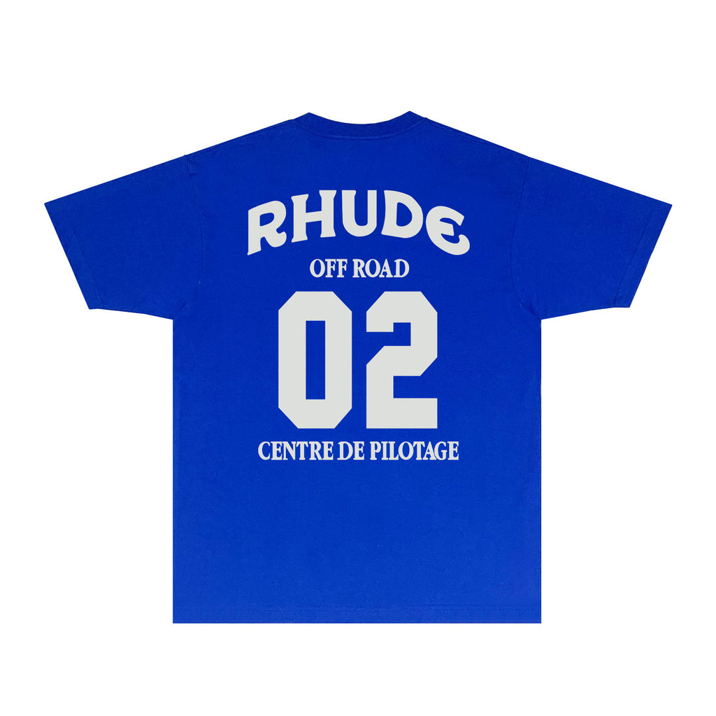 Rhude T Shirts Printed Trendy Pure Cotton