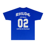 Rhude T Shirts Printed Trendy Pure Cotton