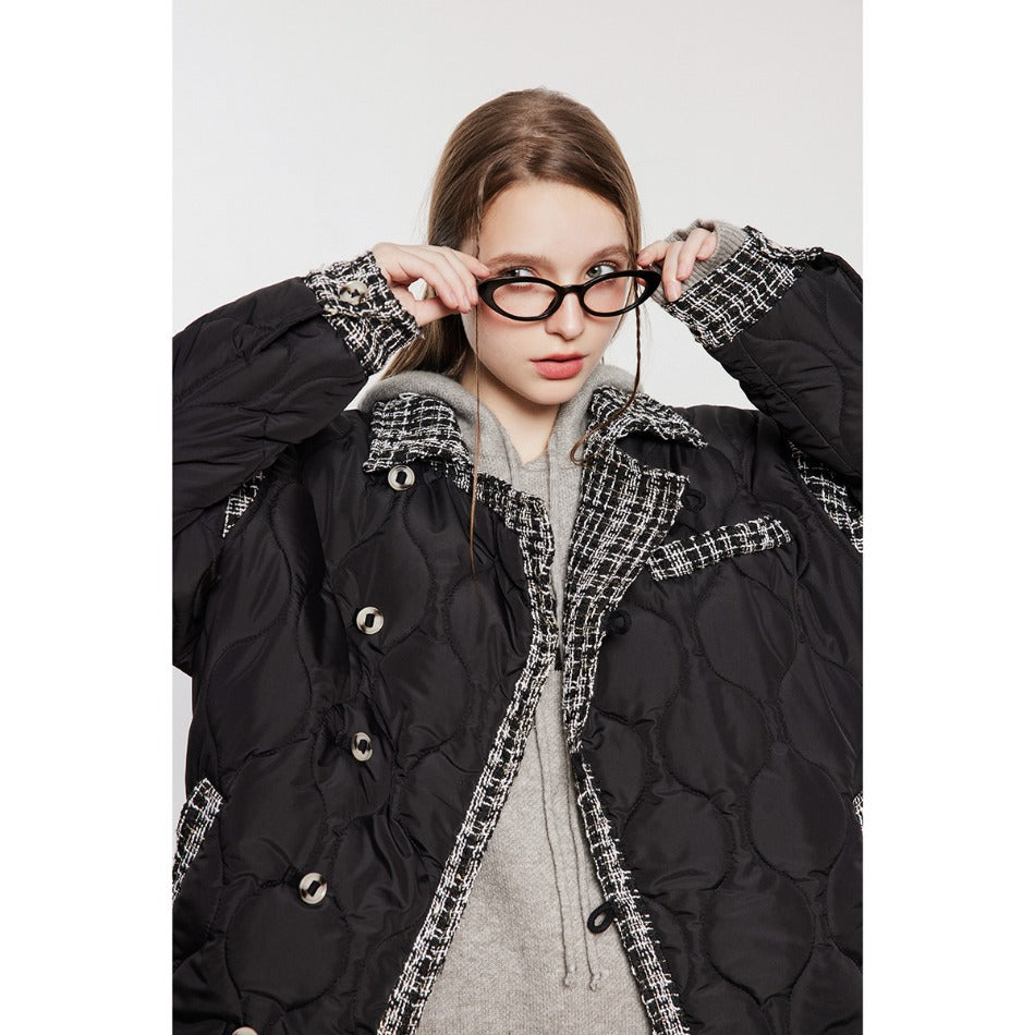 Unisex Coat Plaid Winter Coat