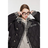 Unisex Coat Plaid Winter Coat