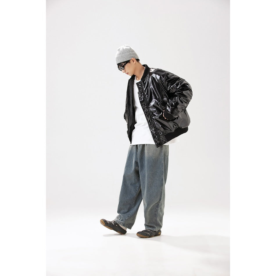 Unisex Coat PU Leather Cool Coat