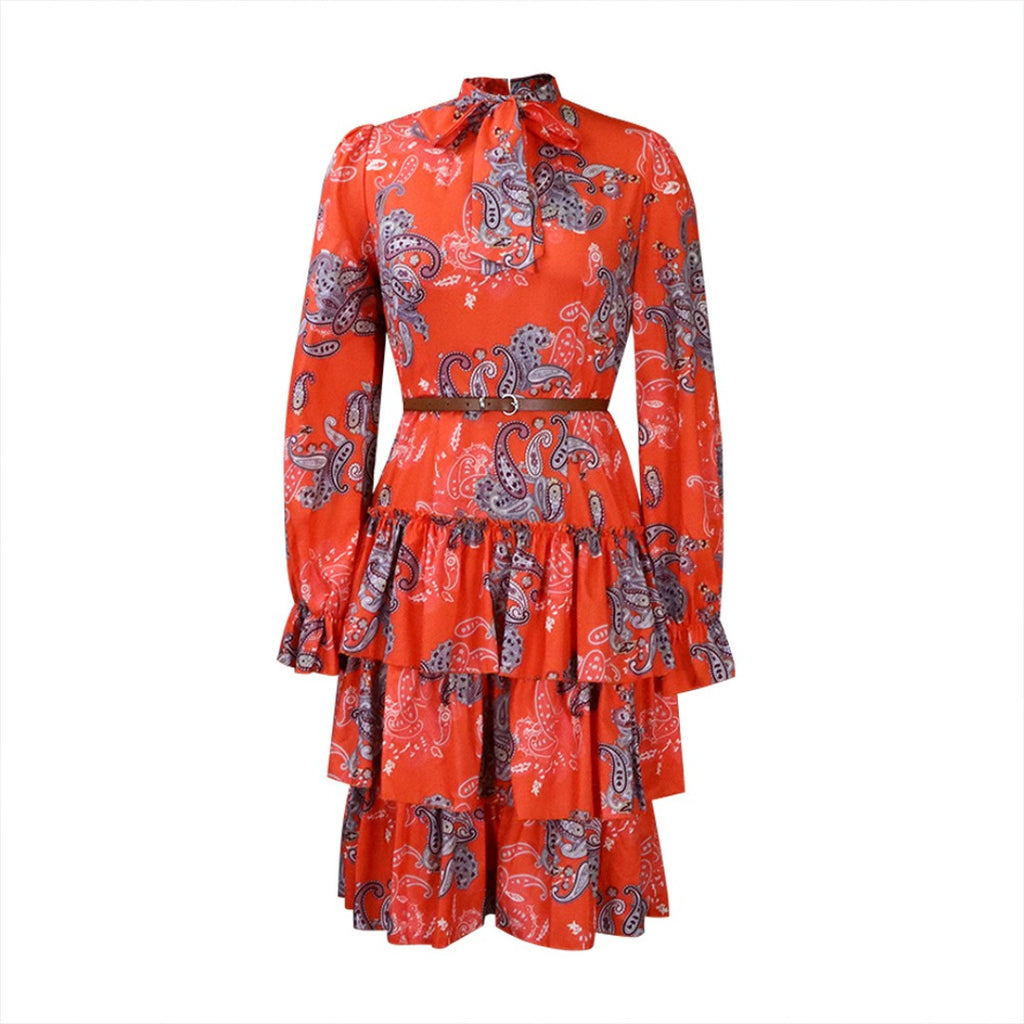 Women Dress Women's Autumn Print Dress