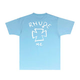 Rhude T Shirts Printed Trendy Pure Cotton