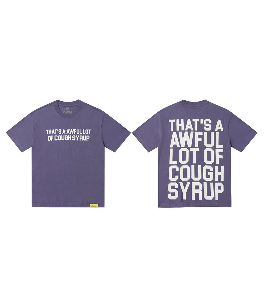 Cough Syrup T Shirts Direct Injection Hot Diamond Short Sleeves