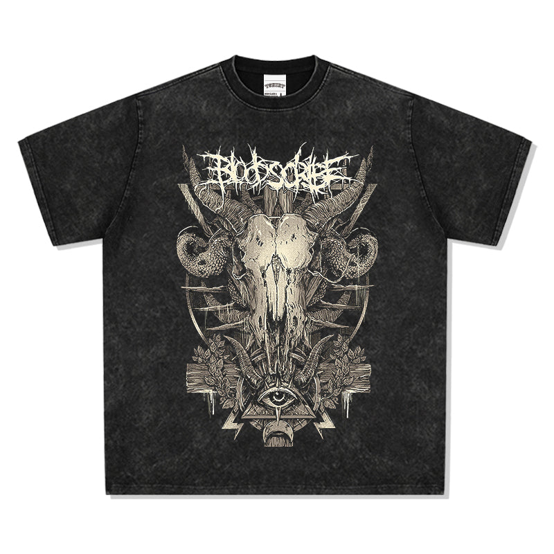 Skull Sheep Head T-Shirt