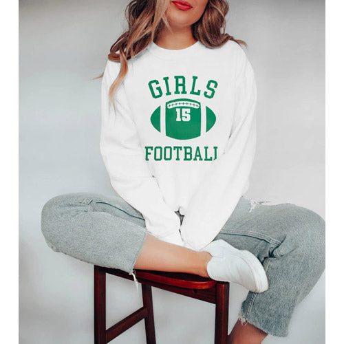 Girls Football Sweatshirt Game Day: Women Football S