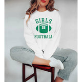 Girls Football Sweatshirt Game Day: Women Football S