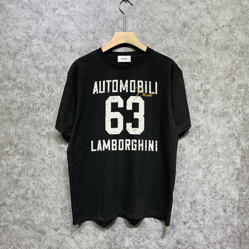 Rhude T Shirts Printed Trendy Pure Cotton