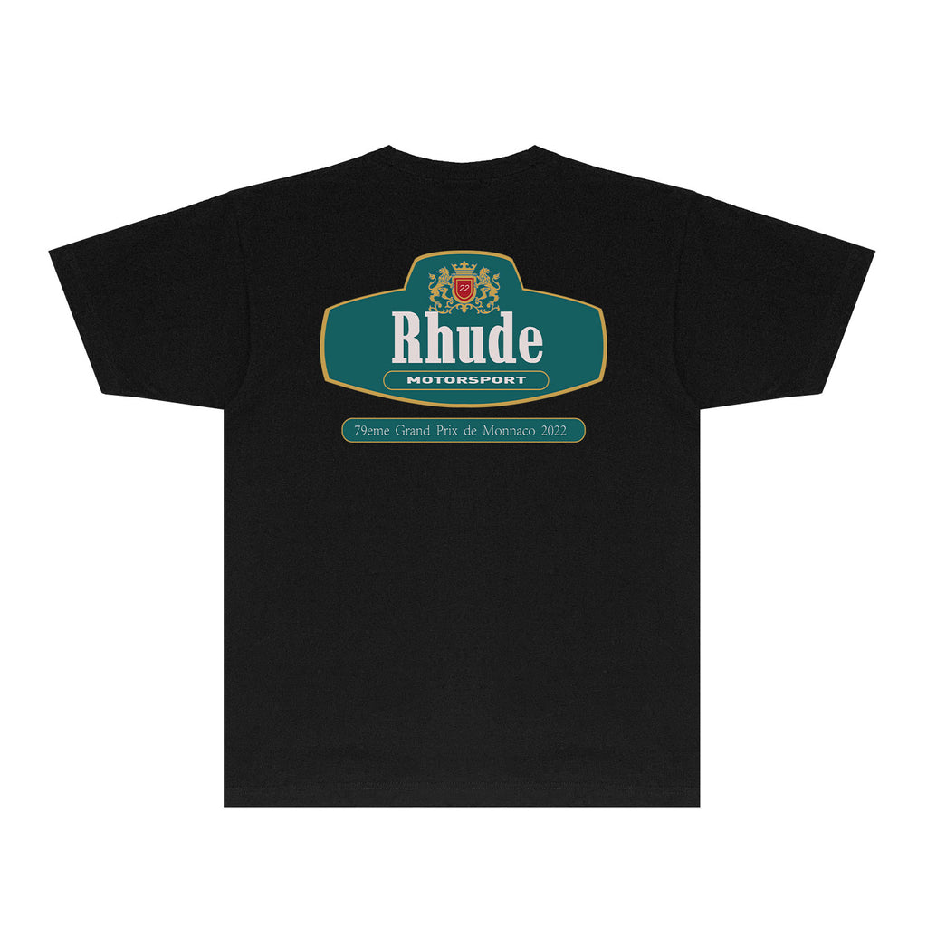 Rhude T Shirts Printed Trendy Pure Cotton