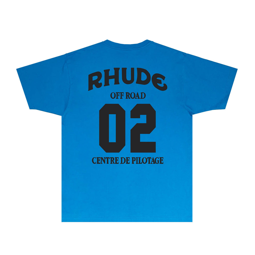 Rhude T Shirts Printed Trendy Pure Cotton