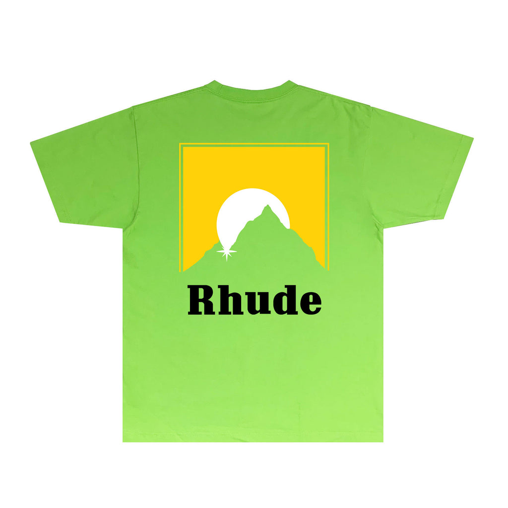 Rhude T Shirts Printed Trendy Pure Cotton