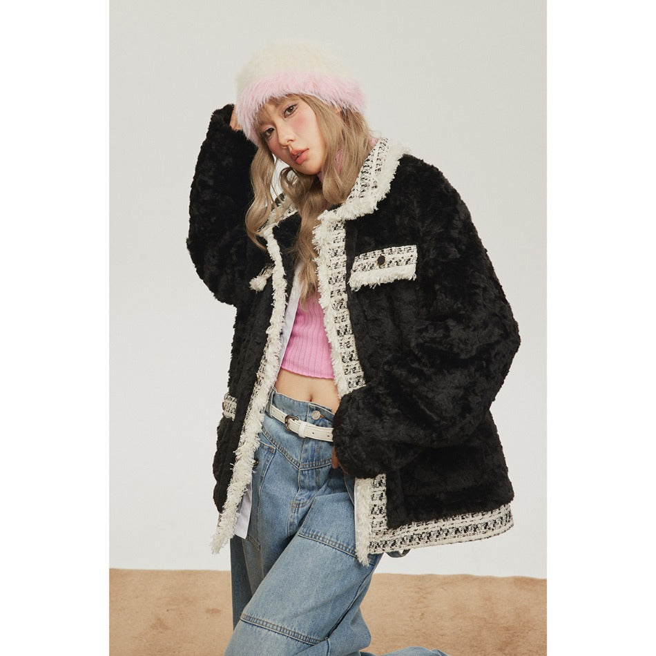 Unisex Coat Lamb Wool Coat