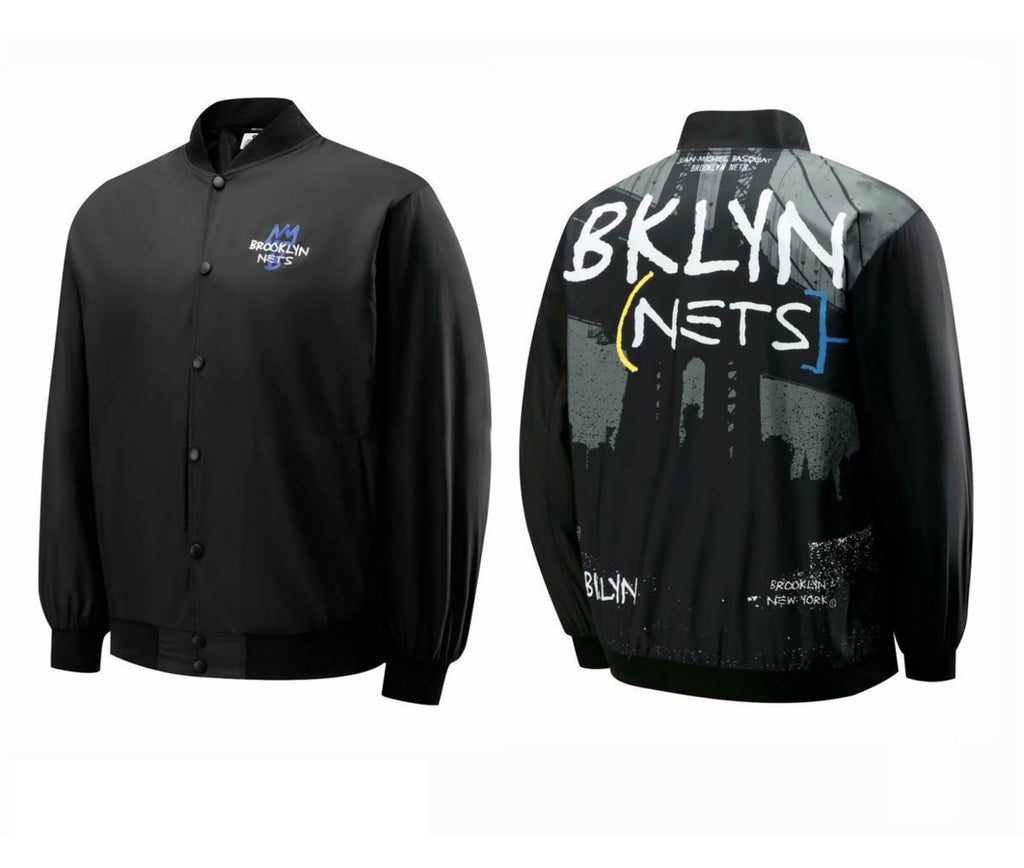 NBA Jacket with All Teams Patterns Warriors Lakers Basketball Wear Loose Thin