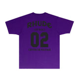 Rhude T Shirts Printed Trendy Pure Cotton