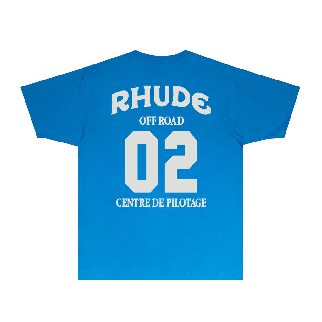 Rhude T Shirts Printed Trendy Pure Cotton