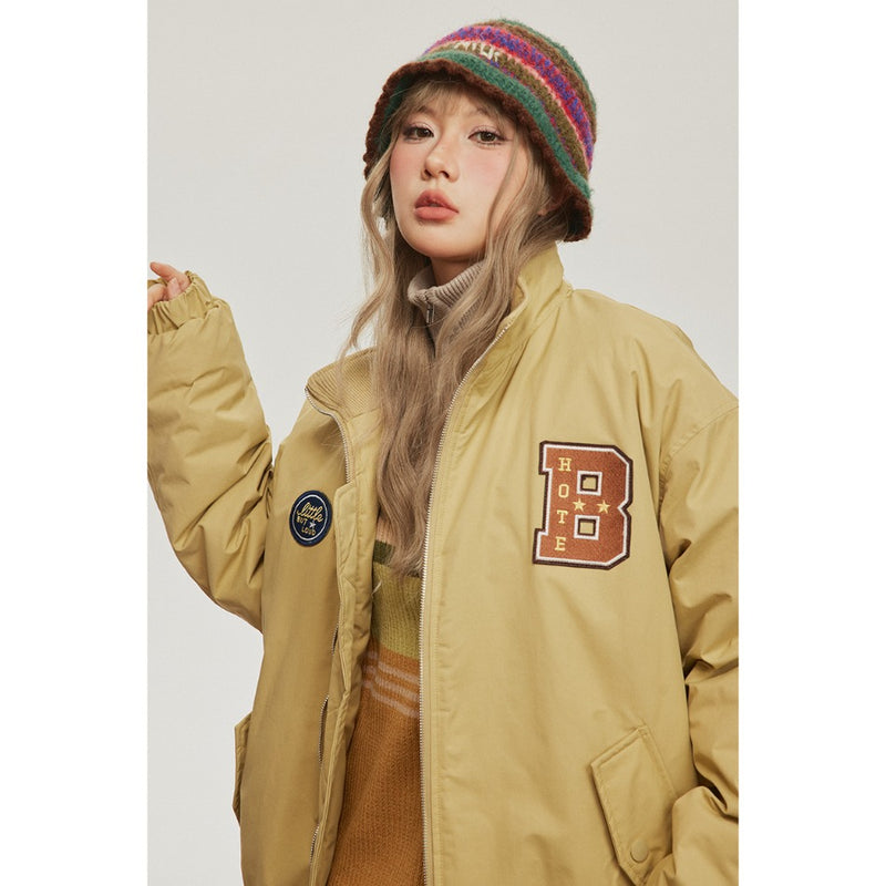 Unisex Coat Winter Bomber Jacket Couple