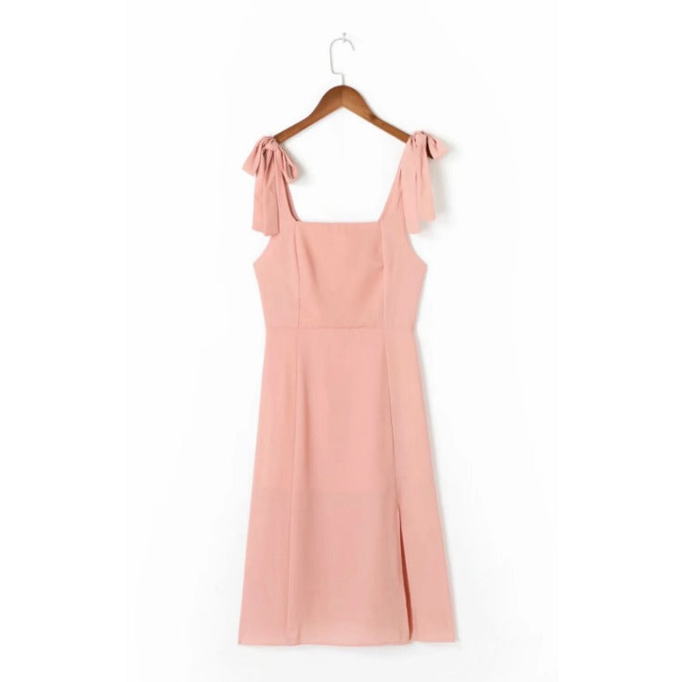 Women Dresses Fashion Elegant Butterfly Slim Strap Dress