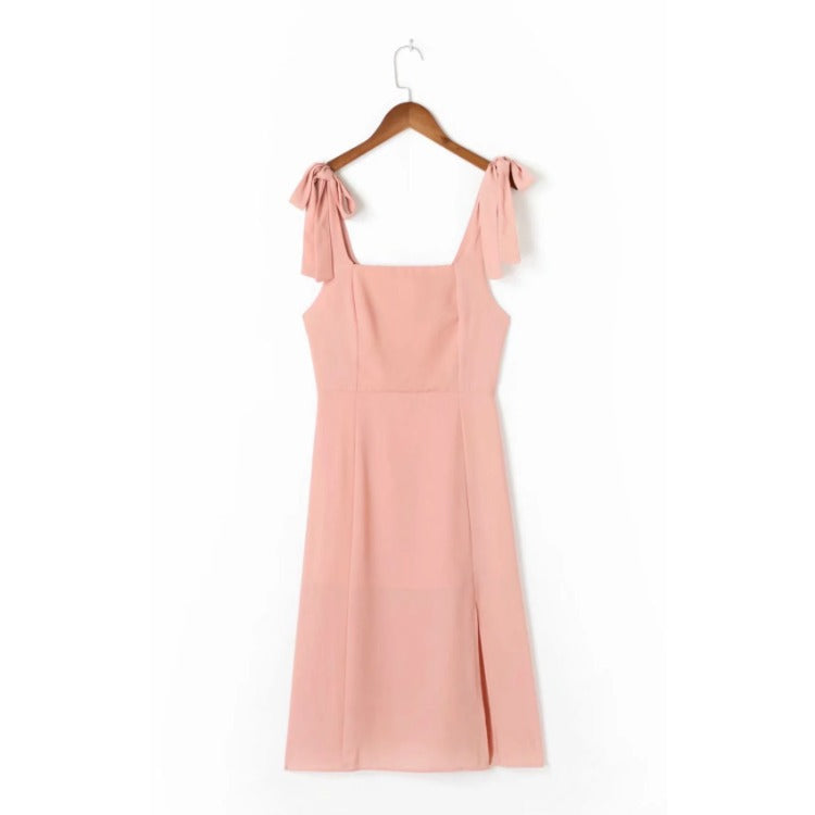 Women Dresses Fashion Elegant Butterfly Slim Strap Dress