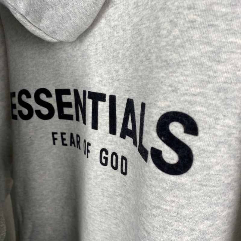 Fog Essentials Hoodie Sweater Black Letters Flocking