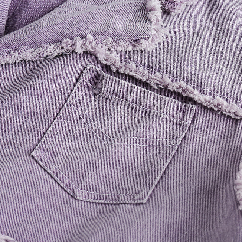 Unisex Shirt Loose Denim Jacket