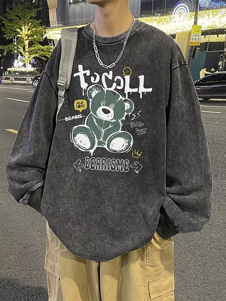 Men's T Shirt Oversize Heavy Crew Neck