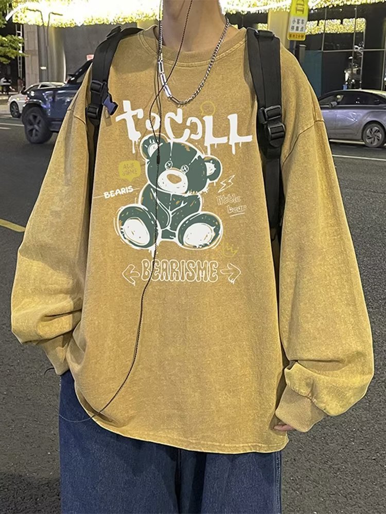 Men's T Shirt Oversize Heavy Crew Neck