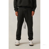 Fog Essentials Pant Black Flocked Printed Trousers