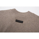 Fog Essentials T Shirts Spring/Summer FOG Double Line Logo Pattern Crew Neck Short Sleeves