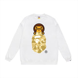 Bathing ape Crew neck sweatshirt