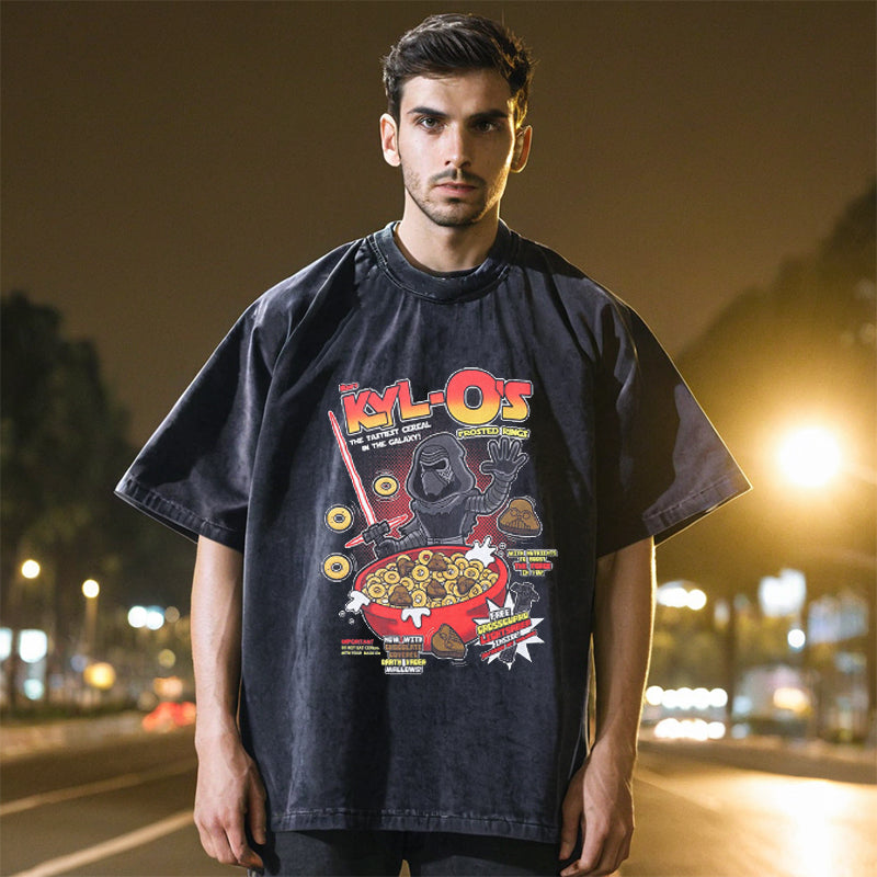 Mens Vintage T Shirt Cartoon Print
