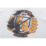 Fog Essentials T Shirts FOG Vintage Wheat Ear Print Crew Neck Short Sleeve