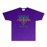 Casablanca T Shirts Fashion Print Street