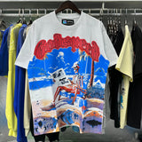 Godspeed T Shirts Cozy Beach Skull Double Yarn Cotton Casual Short Sleeves Men and Women