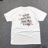Anti Social Club T Shirt Joint Name Short Sleeve Men's and Women's T-shirt