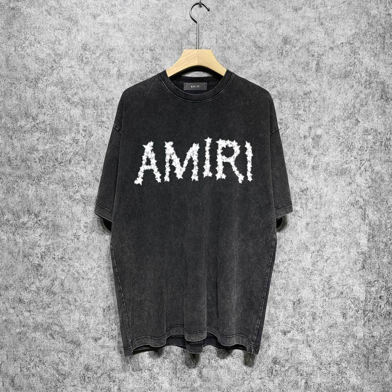 Amiri washed t-shirt misty star short sleeve