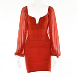 Women Dress Sexy Hot Girl Temperament Voile Dress