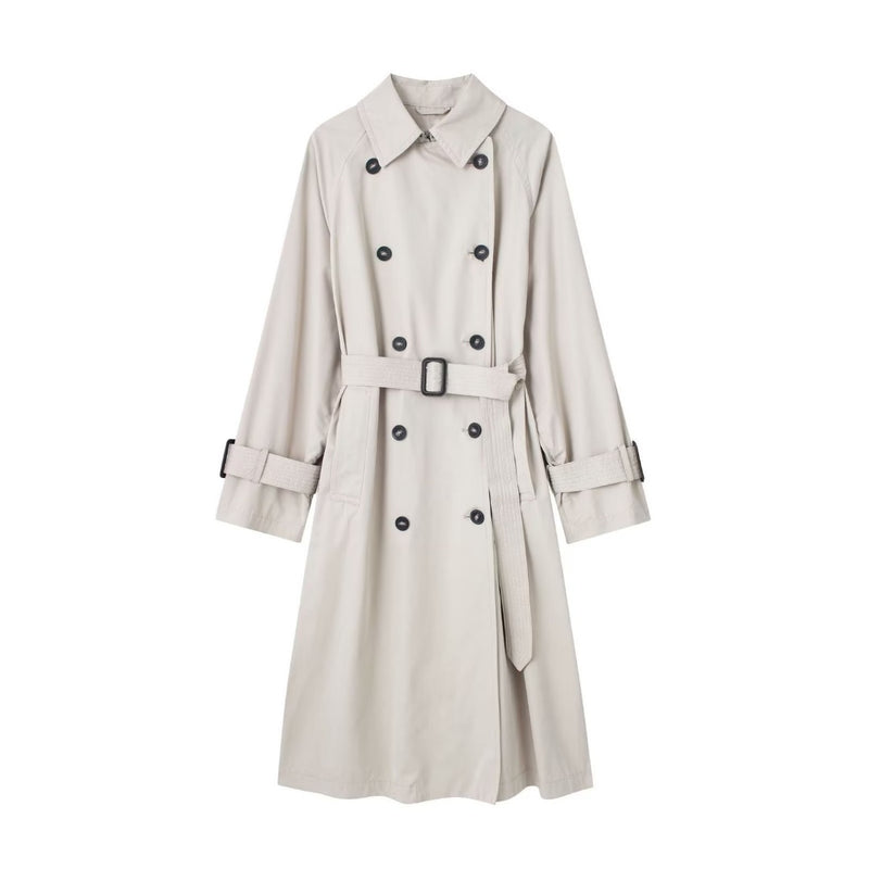 Women Trench Coat British Style Loose Trench Coat