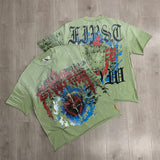 First Row T Shirts Sacred Heart Cropped Tee 2026ss Latest Los Angeles Street Trend Brand