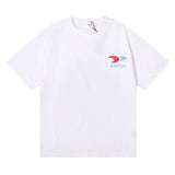 Rhude T Shirt Hip Hop Men's and Women's Same Loose Casual Simple