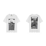 C.e t shirts printing pattern round neck pullover short sleeve men and women