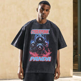 Mens Vintage T Shirt Summer Short Sleeve T-Shirt Men