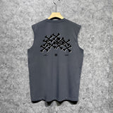 Amiri tank top skeleton letterprinting