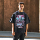 Mens Vintage T-Shirt Printed Short Sleeve T-Shirt