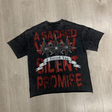 First Row T Shirts A Sacred Vow Thornbush Stars Crop Tee European and American street trendy brand hot diamond fashion