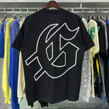 Godspeed T Shirts Skateboard Skull Junior Print Cotton Casual Short Sleeve Men and Women