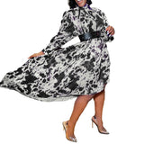 Women Dress Printing plus Size Dress