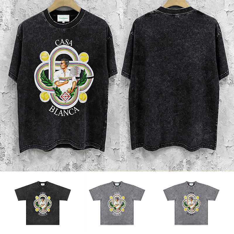 Casablanca Distressed T-Shirt