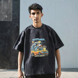 Mens Vintage T Shirt Short Sleeve T-Shirt Men's and Women's