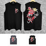 Amiri tank top flower printing