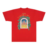 Casablanca T Shirts Fashion Print Street
